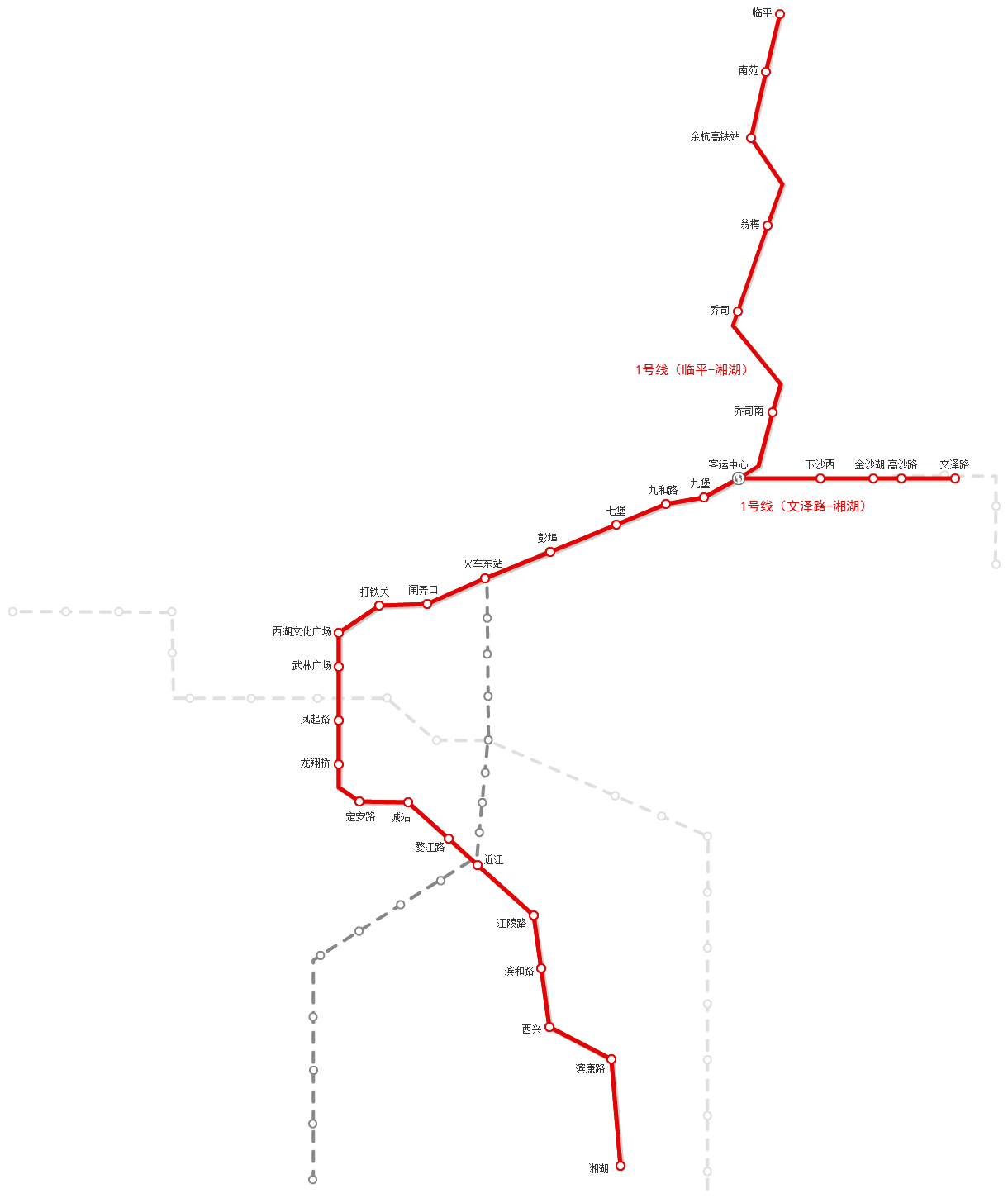 杭州地铁线路图（2023新的杭州地铁线路图高清）