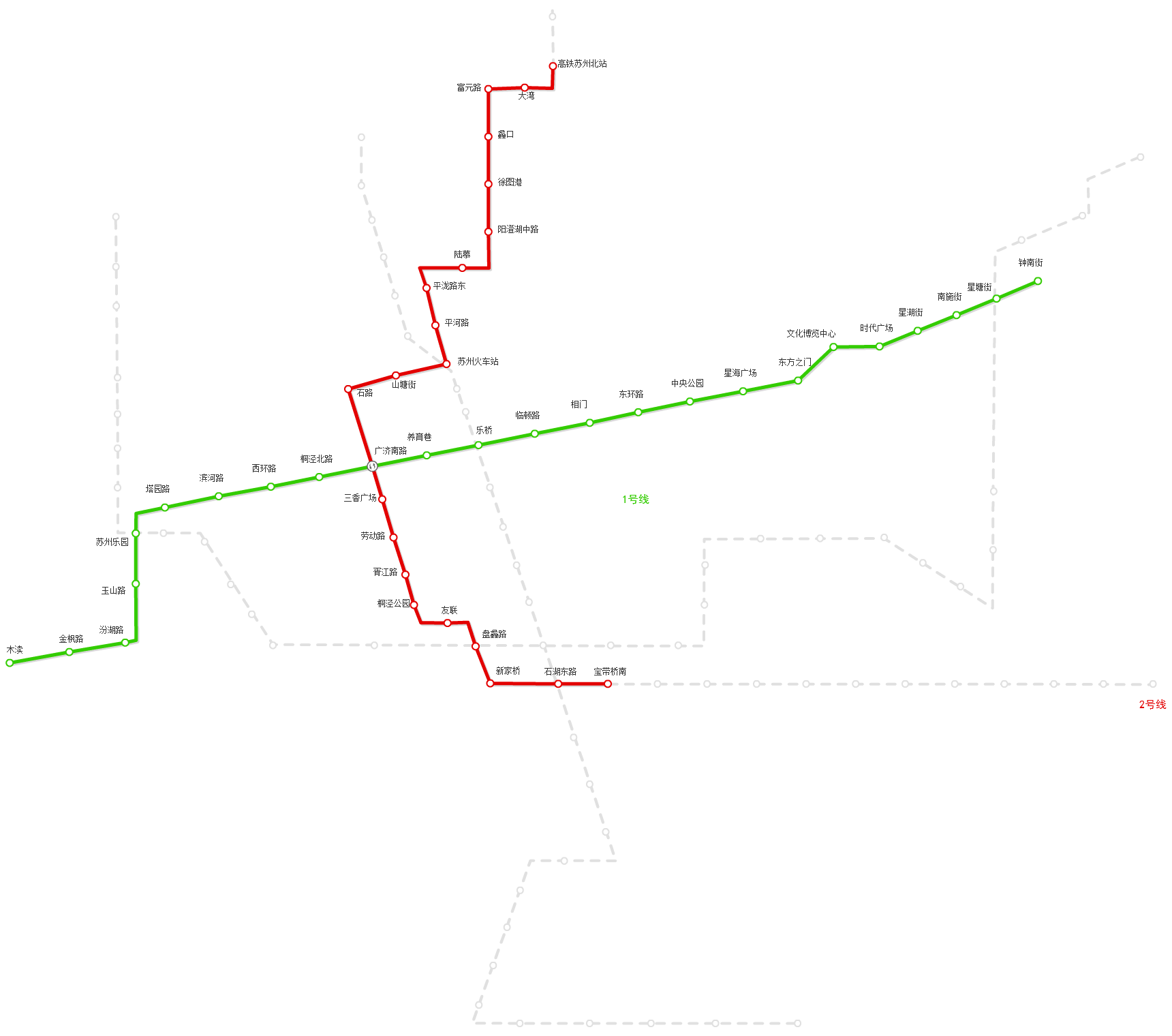 苏州地铁线路图（2023新的苏州地铁线路图高清）